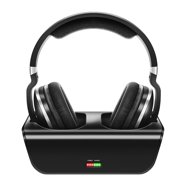 2.4GHz Factory Wholesale Digital Wireless on Ear Headphones Headset for Watching TV 30M Range