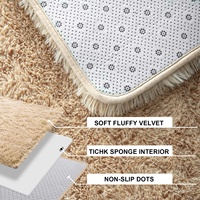 Tapis shaggy personnalisés et moelleux pour chambre à coucher, tapis shaggy pour bébé, tapis en peluche pour salon, tapis doux pour chambre d'enfant