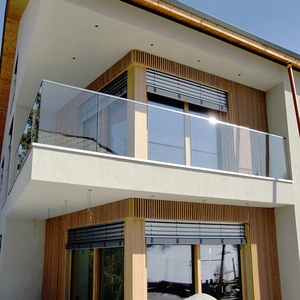 Baranda <span class=keywords><strong>en</strong></span> verre sans cadre, balcon <span class=keywords><strong>en</strong></span> aluminium <span class=keywords><strong>en</strong></span> <span class=keywords><strong>kit</strong></span>, installation facile, Antepecho Balaustrada pour maison, appartement - Product Image 3