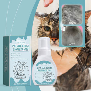 Gel de Ducha Orgánico <span class=keywords><strong>para</strong></span> Mascotas 150ml, Limpiador sin Enjuague, <span class=keywords><strong>Espuma</strong></span> con Aloe Vera y Aceite de Coco, Refrescante <span class=keywords><strong>para</strong></span> la Piel, Venta Directa de Fábrica - Product Image 4