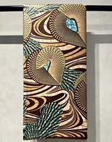 Vêtements ethniques élégants en tissu léger ignifuge 100% coton avec imprimé africain teint par la cire pour robe