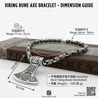 Collier avec pendentif rune viking pour hommes, chaîne à maillons en acier inoxydable, alphabet Futhark mythologique rétro masculin