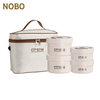 Thermos Lunch Bowl Kids School Bento Box Pot de nourriture isolé sous vide Boîte à lunch en acier inoxydable