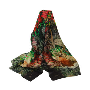 100% <strong>Pure</strong> <strong>Wool</strong> <strong>Shawls</strong> for Women Blanket Long Warm Winter Scarf Custom Printing <strong>Fine</strong> <strong>Wool</strong> Scarf - Product Image 3