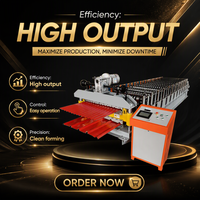Nouvelle machine de formage à froid IBR à double couche pour tôles en acier coloré, machine de fabrication de tuiles de toiture avec moteur à engrenages et roulement