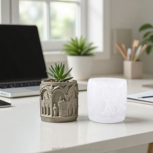 Mattiniera tempio greco Design in Silicone stampo in cemento fatto da te portacandele in gesso, vasetti per aromaterapia, vasi di fiori architettonici - Product Image 3