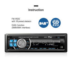 Receptor estéreo para coche DIN único, reproductor de MP3 desmontable, pantalla LCD USB, función manos libres, incluye asistente de voz directo - Product Image 2