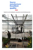 Système d'arrosage pour serre mobile Hangdi, en alliage d'aluminium galvanisé à chaud, pour l'irrigation des légumes, des fruits et des fleurs