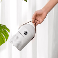 Humidificateurs intelligents de bureau portables chambre 550Ml Usb sans fil Rechargeable projecteur lampe humidificateur d'air avec batterie