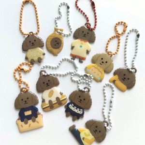 X48-1 High Quality Custom Cartoon Animal PVC Acrylic UV Printing Puffy <b>Keychain</b> Customize Kpop Charm Gift Bags Pendant - Product Image 4