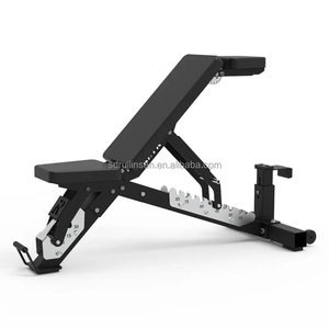 Máquina de prensa de Banco de pesas multiestación ajustable, para gimnasio en casa, equipo <span class=keywords><strong>plegable</strong></span>, 2 unidades - Product Image 1