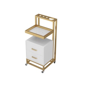 High Quality Mobile Hair Salon Styling <b>Trolley</b> Metal Car Beauty Salon <b>Tool</b> for Barbershop and Salon Furniture - Product Image 4