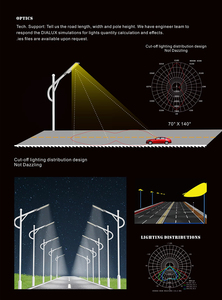 Lampadaire <span class=keywords><strong>LED</strong></span> AC 20-300W 305V Haute Puissance en Aluminium pour Projets Immobiliers Premium en Afrique - Product Image 2