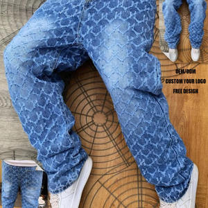 กางเกงทำงานลายพรางทรงแบ็กกี้กางเกงทำงานทรงตรงตัดกลางขากว้างพิมพ์ลายดิจิทัลต้นไม้สำหรับฤดูร้อนออกแบบได้ตามที่ต้องการ - Product Image 2