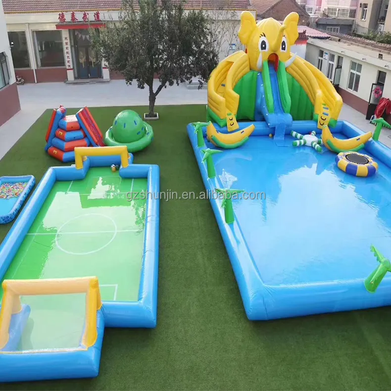 Commercial Inflatable Bounce House with Water Slide PVC Indoor/Outdoor PVC Inflatable Water Slide Bouncer