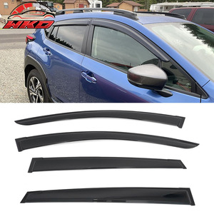 Convient pour Subaru Crosstrek 24-26 et pour Impreza, déflecteurs de fenêtre en acrylique fumé, 4 pièces - Product Image 1