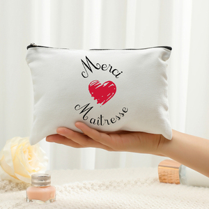 Trousse de maquillage personnalisée avec motif de remerciement, trousse de toilette de voyage, trousse de toilette, 1 pièce - Product Image 3