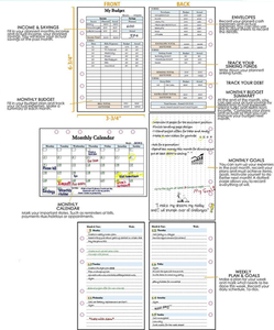 Agenda Finanziaria Mensile, Organizzatore e Libro per la Gestione del Budget. Quaderno di controllo spese per gestire il tuo denaro. Non datato - Product Image 6