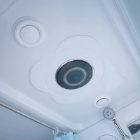 Cabine de douche et de salle de bain préfabriquée de luxe