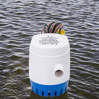 Pompe à eau de cale submersible automatique 12V MAMBAFLO MBDP1-02-G750 1100GPH avec interrupteur à flotteur automatique intégré – Nouveau modèle