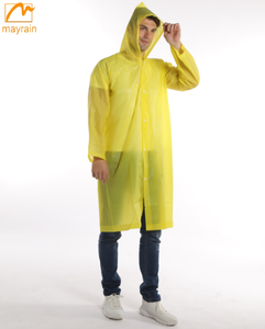 Eva PEVA engrosada moda <span class=keywords><strong>montaña</strong></span> pesca Color sólido adulto borde impermeable hombres y mujeres prendas de vestir exteriores impermeables - Product Image 5