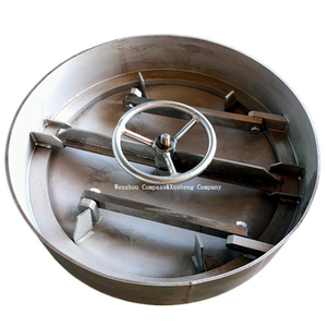 Acier inoxydable SS304 de qualité industrielle 1000MM pression ronde vers l'intérieur rond SS volant réservoir Manway avec joint FKM - Product Image 1