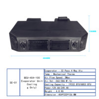 Refroidisseur de stationnement pour camping-car DEFU, nouveau modèle, 12V/24V, sous le tableau de bord, universel, compresseur à scroll