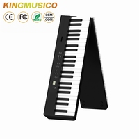 88 Keys Folding Digital Piano Portable Lightweight Electronic Keyboard Standard Keyboard Instrument for Beginner Wholesale