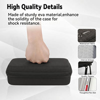 Vente en gros d'accessoires de voyage en EVA, organiseur électronique portable, étui de voyage, organiseurs technologiques, étui rigide à fermeture éclair