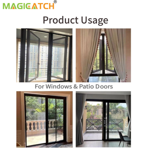 Màn cửa chống muỗi bằng vải tuyn thân thiện với môi trường, lưới 36 mắt, chất liệu polyester sợi cao cấp, chống thấm nước, dùng cho cửa sổ và cửa ra vào căn hộ - Product Image 6