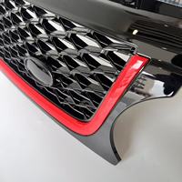 Pour Land Rover Range Rover Sport 2010-2013, calandre avant noire rouge nid d'abeille L320, accessoires de mise à niveau, neuf