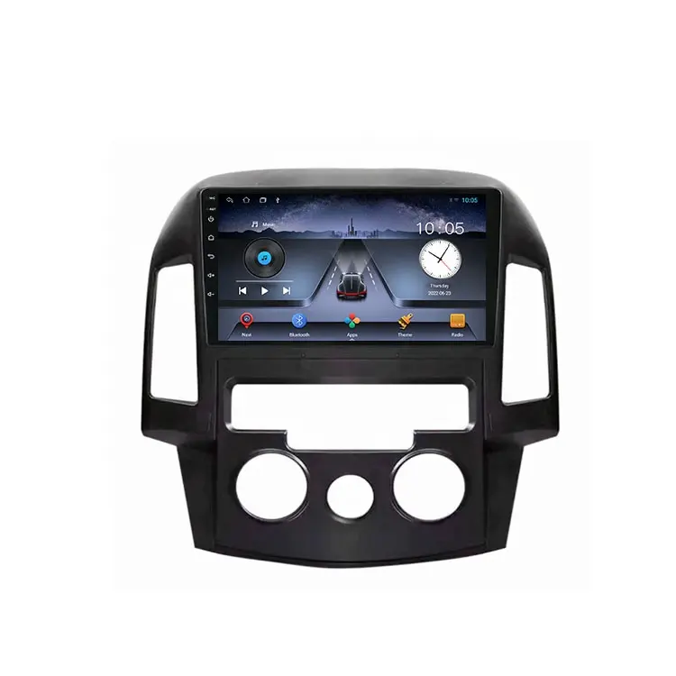 Sistema audio per auto android 12 car stereo IPS QLED DSP da 9 pollici per Hyundai i30 2007-2012 con fotocamera