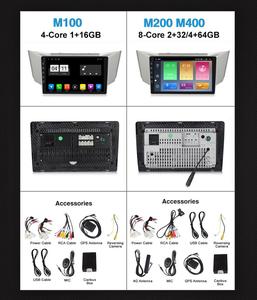 レクサスRX300RX330 RX350RX400HマルチメディアGPSナビゲーションBTオートラジオステレオ用M100Android10クアッドコアカービデオプレーヤー - Product Image 6