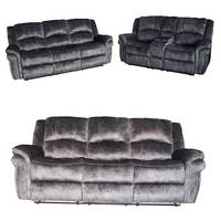 Ensemble de canapés inclinables 3+2+1 en cuir PU de luxe, idéal pour appartements, bureaux, hôtels, design moderne