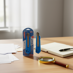 Weibo Utility Knife WB-2083 Blue Snap Off Blades Stainless Steel Blade Office Cutting Tool - Product Image 2