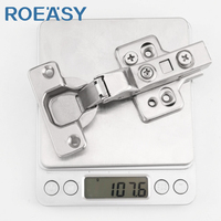 Charnières de meubles de cuisine industrielles en métal 3D à fermeture douce avec placage nickel anti-rouille pour meubles de salon