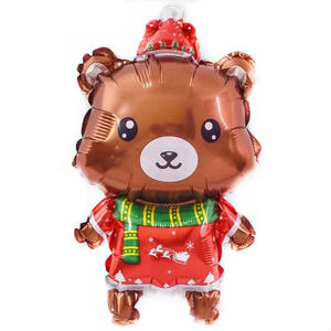 Nouveau ballon de <span class=keywords><strong>film</strong></span> d'aluminium de père noël et de bonhomme de neige ballons de fête décoratifs d'arbre de noël pour l'atmosphère de fête - Product Image 6