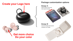 จุกอุดหูซิลิโคนแบบใช้ซ้ำได้ ลดเสียงรบกวน ป้องกันการได้ยิน (ปลอดภัยภายใน) - Product Image 3