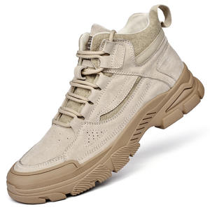 Bottes d'hiver unisexes en cuir véritable imperméables, bottines thermiques en tissu, semelle intérieure en fourrure, semelle épaisse confortable, caoutchouc EVERGREEN - Product Image 6