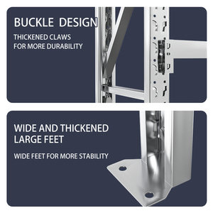 Estantes resistentes de acero inoxidable 304 200KG, fábrica de alimentos, almacenamiento en frío, estante de almacén multicapa ajustable comercial dedicado - Product Image 5