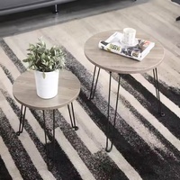 Nouveau design Table basse pliable Petite table ronde Table d'appoint de salon