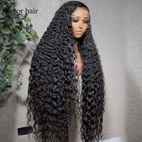 Pelucas de Cabello Humano Virgen Rizado Birmano Crudo con Cierre de Encaje HD Transparente 5x5 de 30 Pulgadas y 300% de Densidad, Personalizables al por Mayor