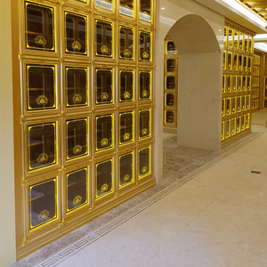 Étagère de rangement métallique haute capacité pour urnes, niche modulaire de columbarium, étagère de <span class=keywords><strong>caveau</strong></span> funéraire <span class=keywords><strong>moderne</strong></span> pour construction de cimetière, usine - Product Image 2