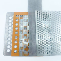 Tôle perforée en acier inoxydable de 0,5 mm et 3 mm avec services de soudage et de pliage