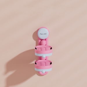 Zuignap Roterende Zeepbak Wandzeeprek Badkamer Meerlaags Opbergrek - Product Image 6