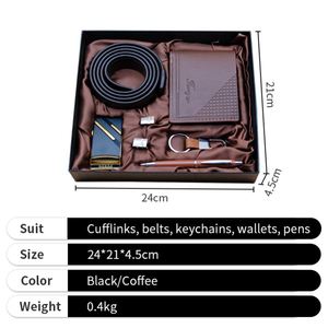 Men's Christmas <b>Watch</b> Wallet Belt Pens Luxury Set Gift With Box - Product Image 2