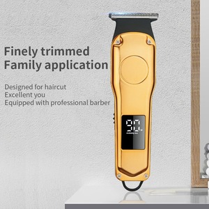 Cortadora de Pelo Eléctrica Dorada 1920 de Aleación de Aluminio Recargable para Uso Doméstico con Peines - Product Image 5