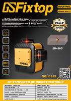 Niveau de poussière étanche à l'eau 4d Auto Spirit Laser 12 lignes 360 Ligne de niveau laser vert