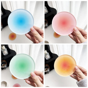 Nouvelle arrivée Offre Spéciale <span class=keywords><strong>de</strong></span> haute qualité usine créative colorée <span class=keywords><strong>de</strong></span> luxe acrylique ronde couleur caboteur <span class=keywords><strong>plexiglas</strong></span> caboteur pour table - Product Image 2