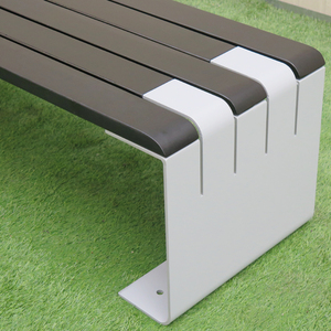 Tablillas de madera para muebles de calle, banco público al aire libre, venta al por mayor de fábrica, Banco de hierro fundido - Product Image 5